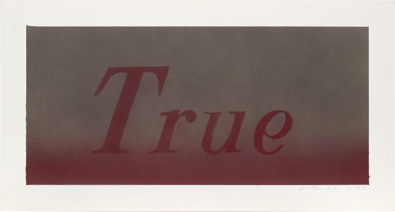 Ed Ruscha - True