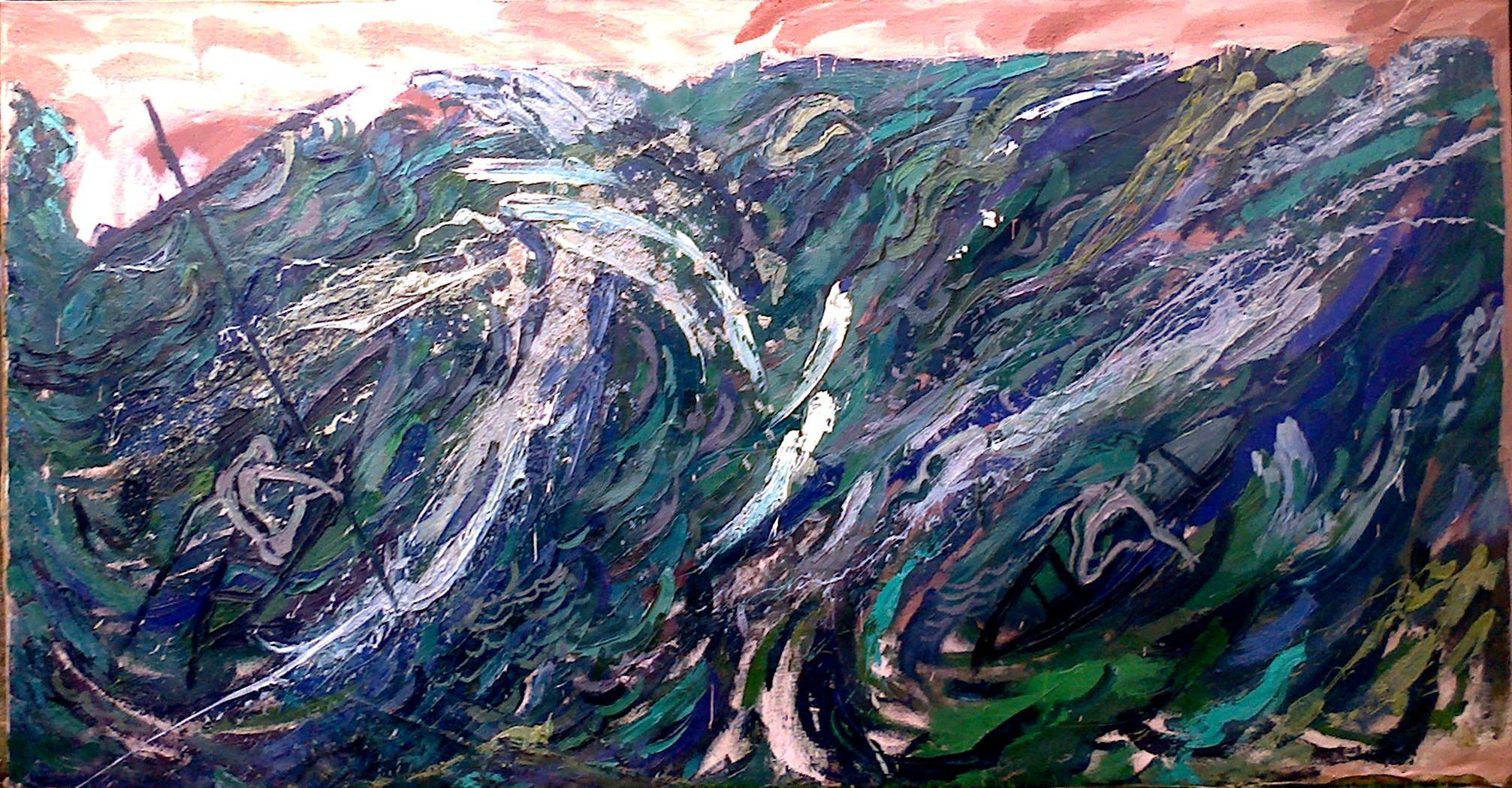 Boat in the Storm, 2014