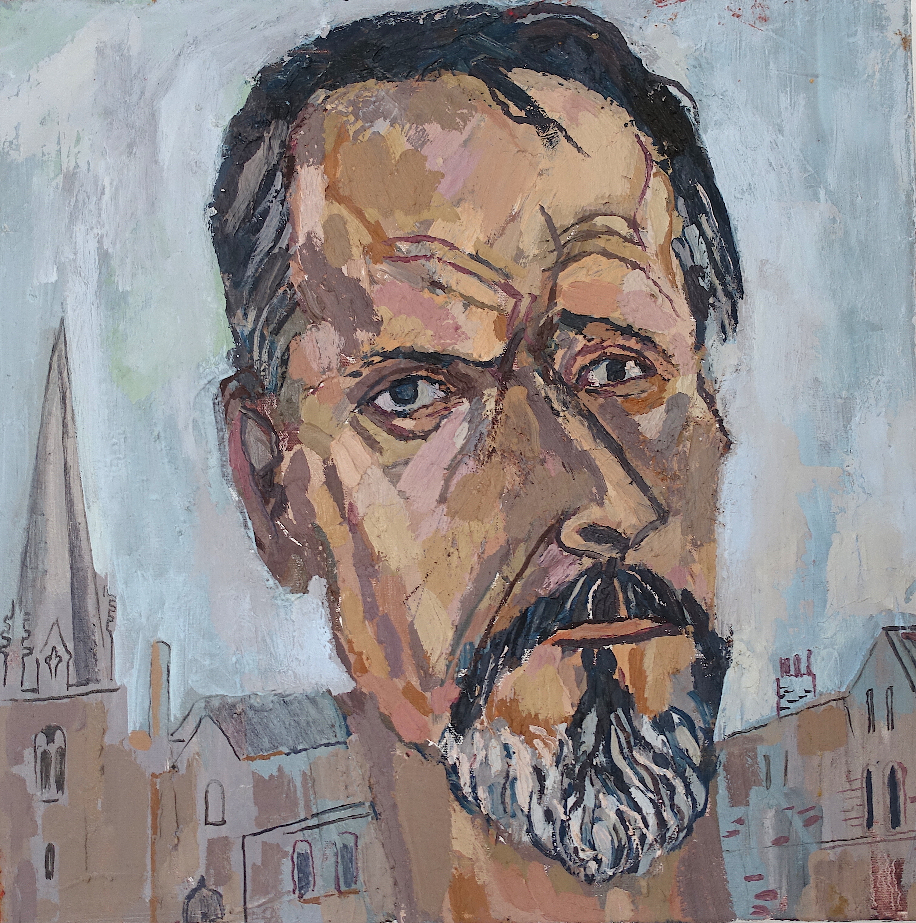 Self-Portrait in Oxford, 2016