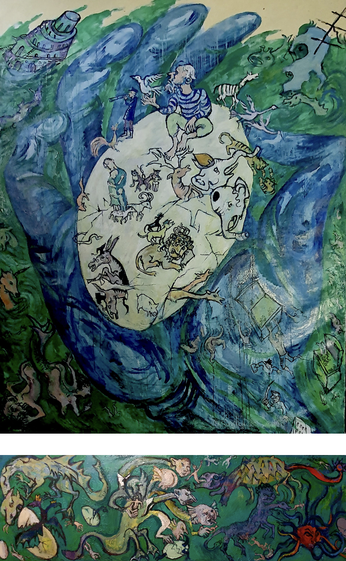 Flood with Predella, 2022