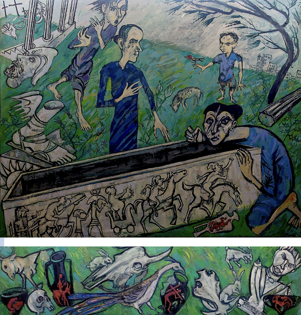 Three Maries with Predella, 2022