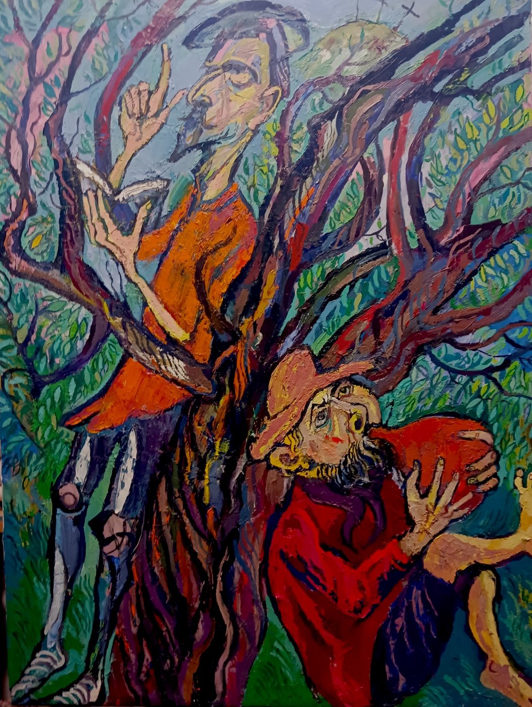 Don Quixote Reading and Sancho, 2025