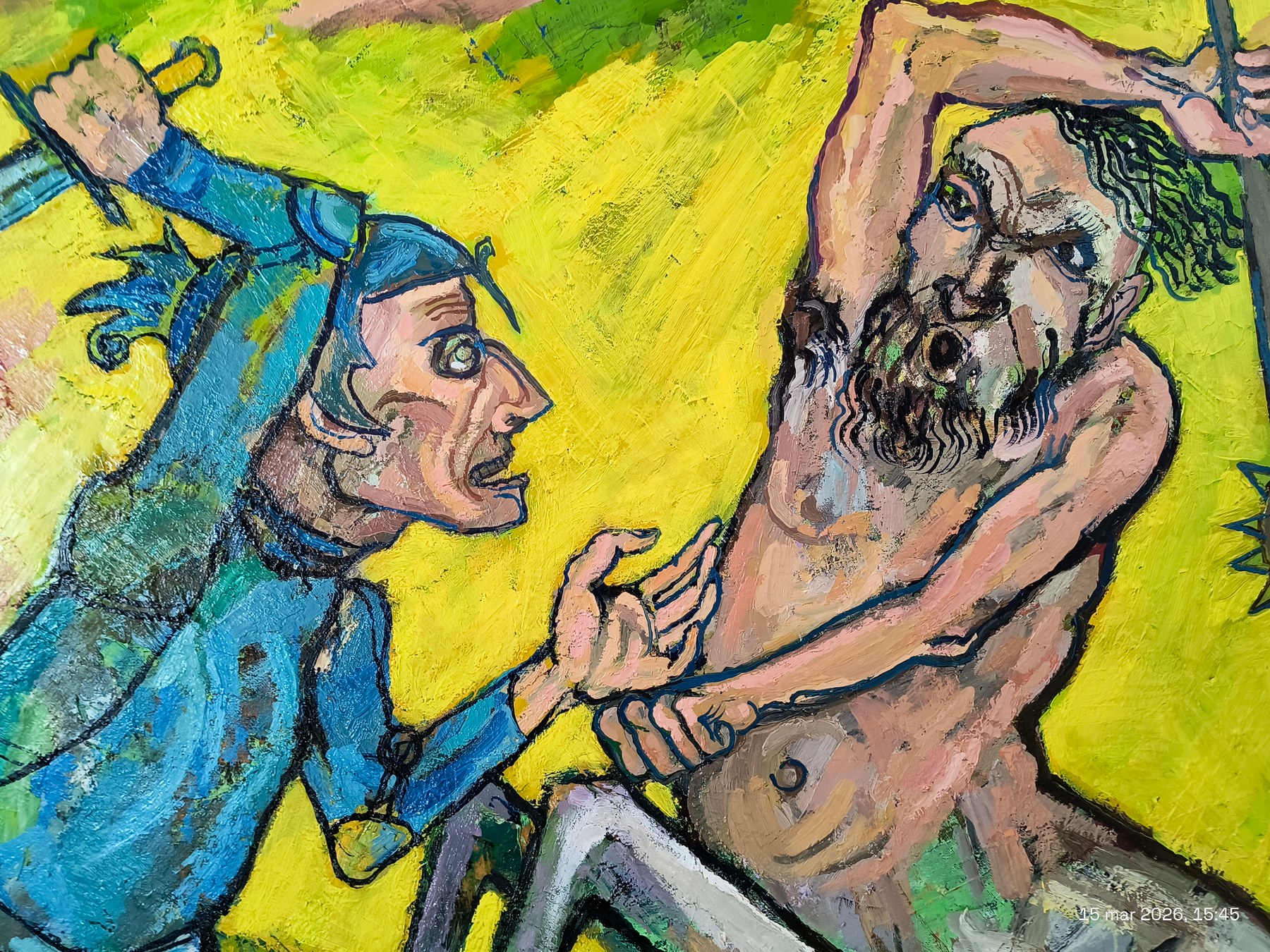 Battle of the Centaur — detail