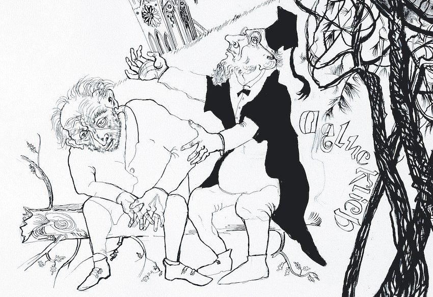 Goethe — Faust, lithographie, 2018