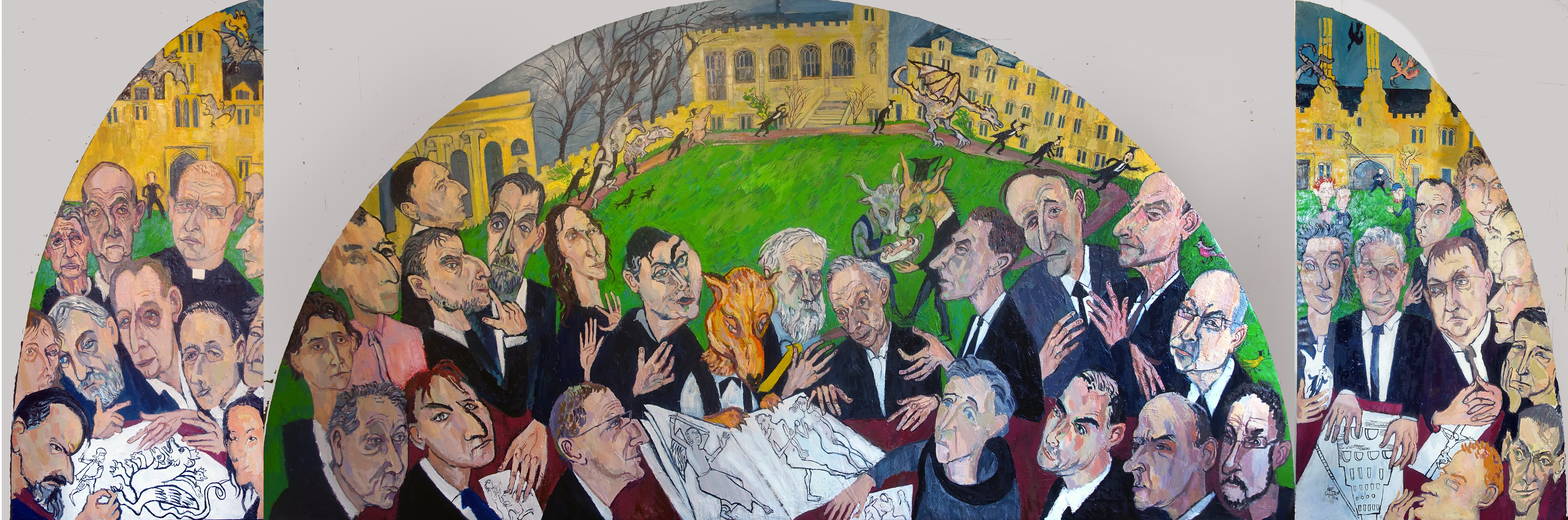 Adoration of the Magi, triptych, 2016