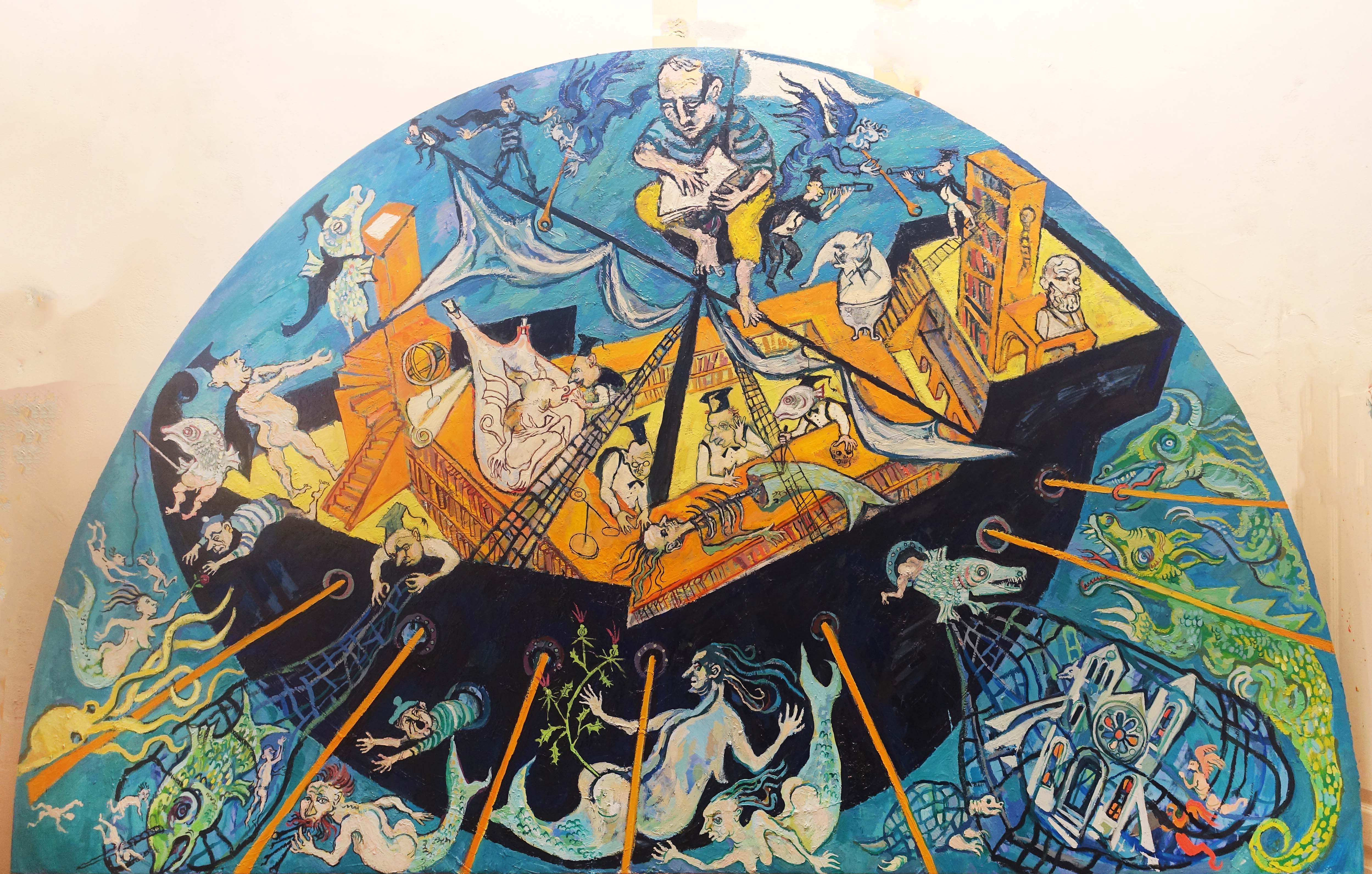 Wonderful Catch, 300×160 cm, 2019