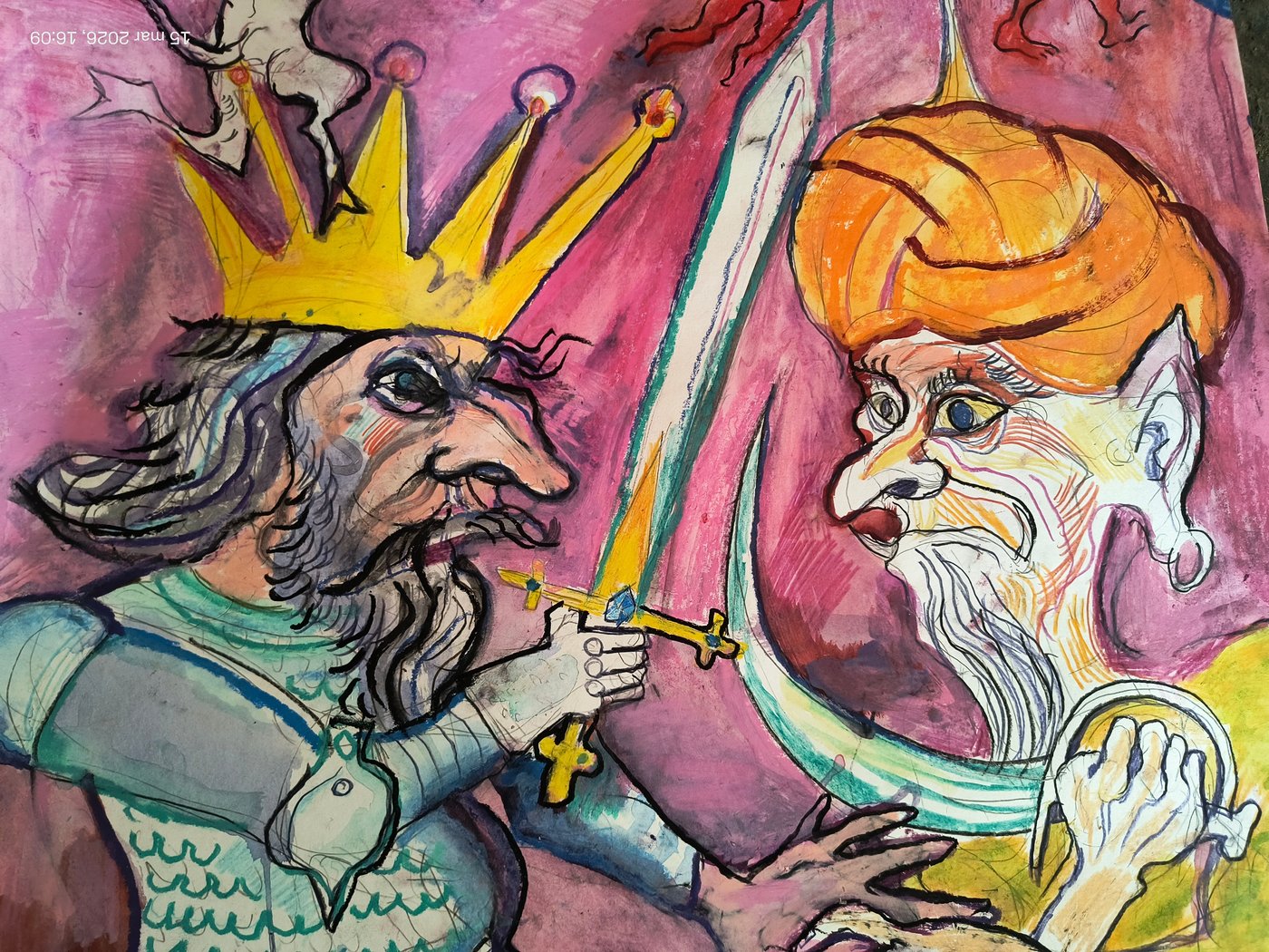 Fight: Christian King vs Sultan — detail